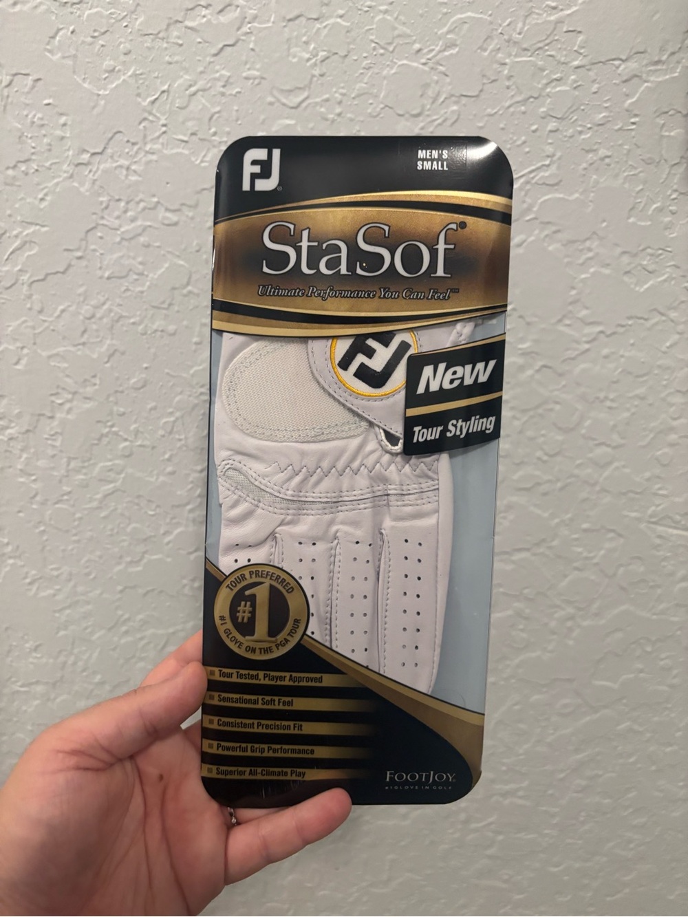 Men’s foot joy stasoft golf glove men's small left